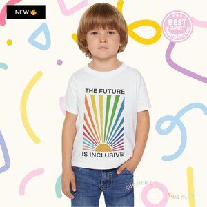 TODDLER The Future Is Inclusive LGBTQ+ Family Matching Shirt